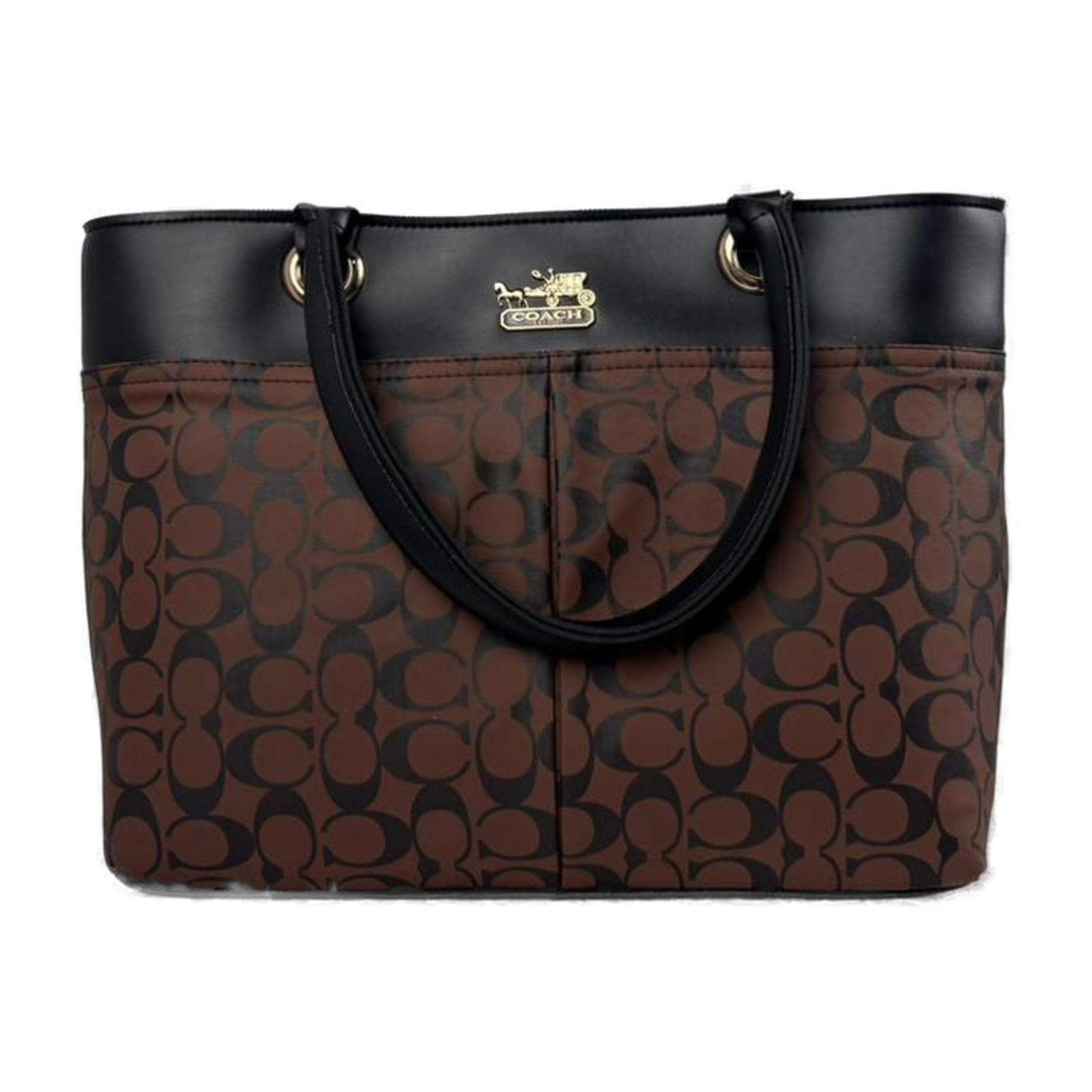 Signature Monogram Structured Tote
