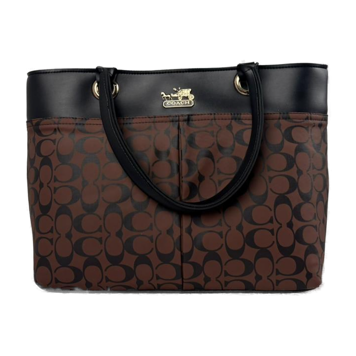 Signature Monogram Structured Tote